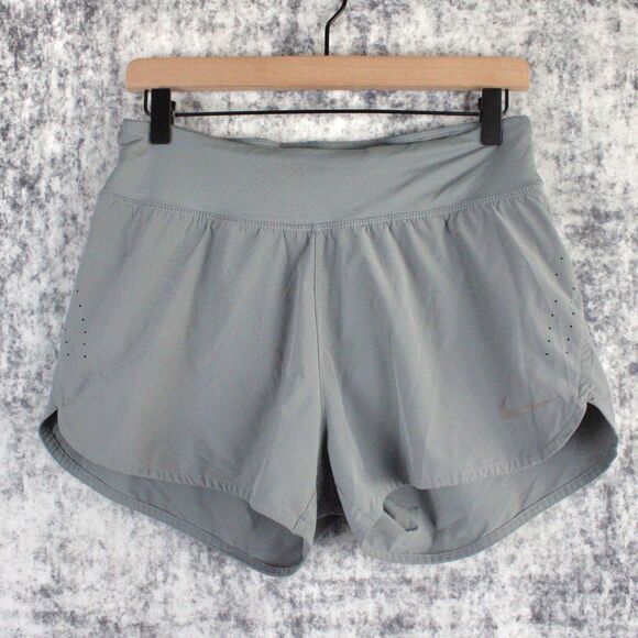 Nike Pants - NIKE Womens M Running Shorts Eclipse 3" Brief Lined Gray Gym Workout CZ9580-084